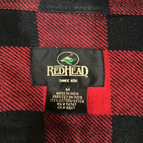 Red Head Brand  flannel size M - Picture 3 of 5